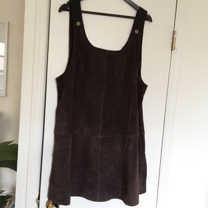 Brown Suede Free People Dress NWT